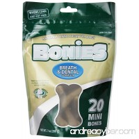 Pet Health Solutions BONIES Natural Dental Bones Multi-Pack MINI (20 Bones/7 oz) - B004OA5ZMA
